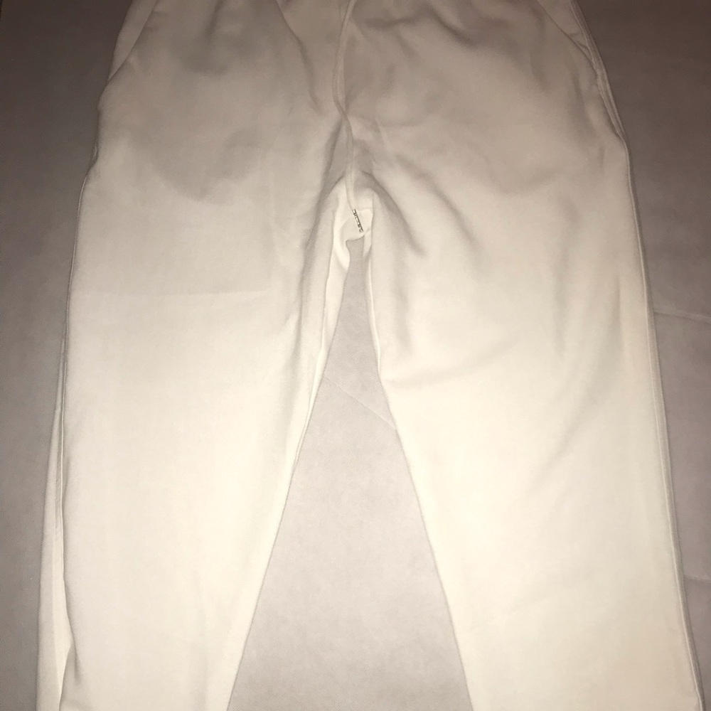White track pants